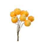 Naranja artificial TINJA, 12 piezas, naranja, 12cm