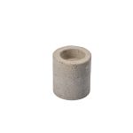 Portavelas JUANJO con aspecto de hormigón, para velas de té y velas de palo, gris hormigón, 6,5cm, Ø6cm