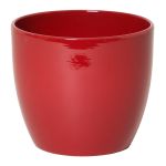 Macetero de cerámica para plantas TEHERAN BASAR, rojo vino, 12cm, Ø13,5cm