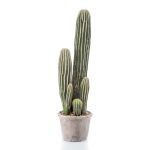 Cactus San Pedro artificial DACON en maceta decorativa, verde, 55 cm