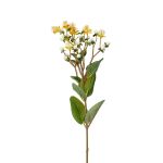 Hierba de San Juan artificial CANNO con flores, frutos, amarillo-blanco, 65cm