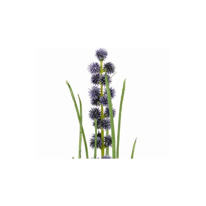 Allium artificial AHRAS con flores, violeta, 50cm - plantas aromáticas  artificiales