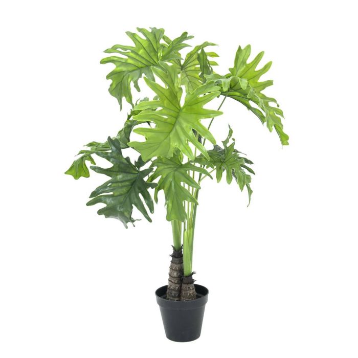 Philodendron hoja dividida plástico ELTON para exterior, verde, 90cm - Plantas  artificiales