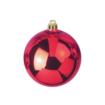 Bola de árbol de Navidad CANELA, rojo brillante, Ø20cm