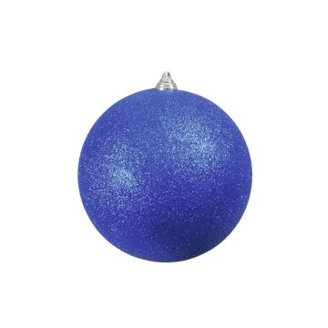 Bola de árbol de Navidad CANELA, purpurina, azul, Ø20cm