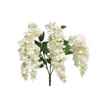 Rama decorativa de wisteria JIALAN, crema, 75cm