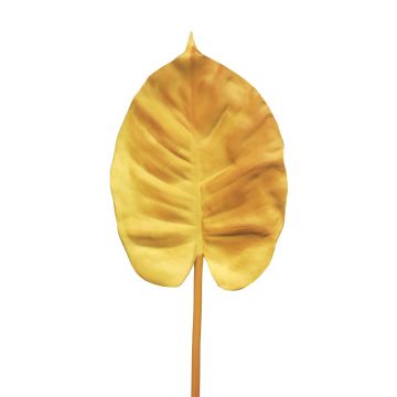 Hoja artificial de Philodendron Scandens HUAYUAN, marrón, 75cm