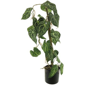 Planta artificial de vid plateada SHUSU, verde, 65cm