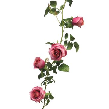 Guirnalda de rosas artificiales KAILIN, rosa, 145cm