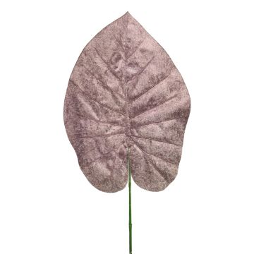 Hoja de filodendro artificial Scandens AOSHEN, rojo vino, 70 cm