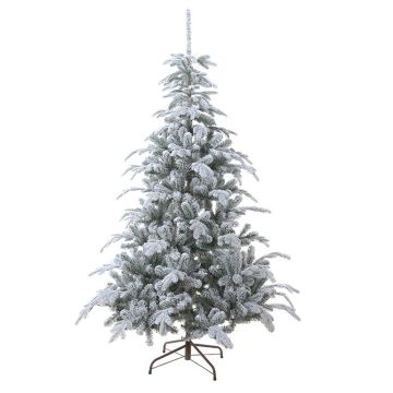 Árbol de Navidad artificial CALUNA, nevado, 150cm