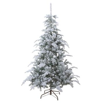 Árbol de Navidad artificial CALUNA, nevado, 210cm