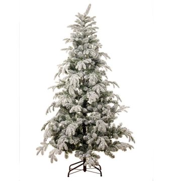 Árbol de Navidad artificial DALIO, LEDs, nevado, 150cm