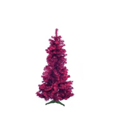 Árbol de Navidad artificial CHRISTOBAL, metálico-morado, 180cm, Ø65cm