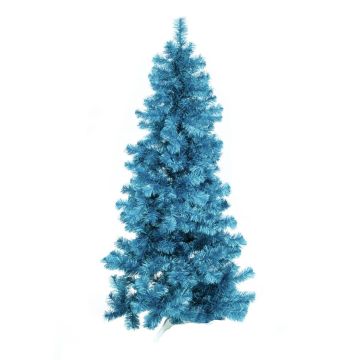 Árbol de Navidad artificial CHRISTOBAL, metal-turquesa, 210cm, Ø80cm