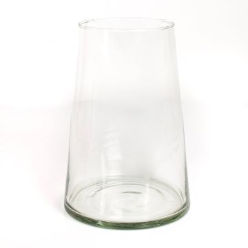 Tarro para velas en forma de cono MAX, transparente, 24cm, Ø11,5cm