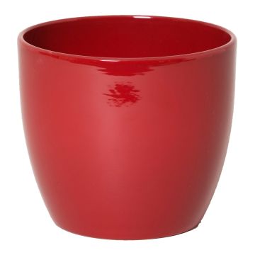 Macetero de cerámica para plantas TEHERAN BASAR, rojo vino, 13,5cm, Ø15,5cm