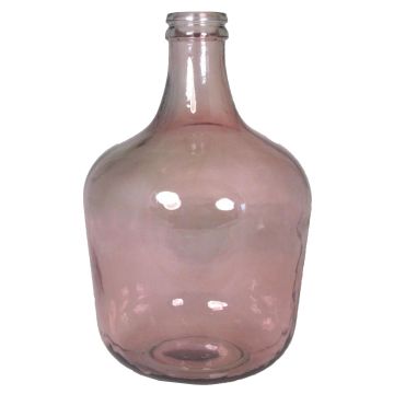 Garrafa de vino de vidrio ILINCA, rosa-transparente, 42cm, Ø28cm, 12L