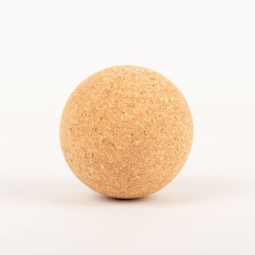 Pelota de corcho MEDORA de corcho prensado, natural, Ø5,8cm 