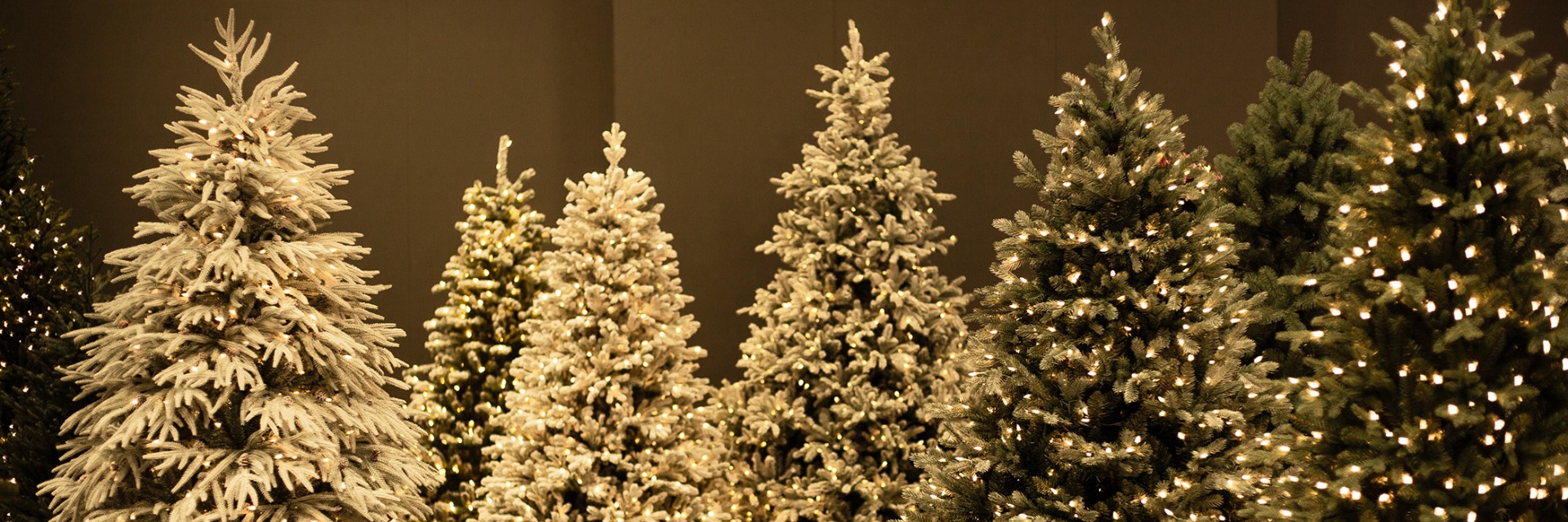 Árboles de Navidad artificiales como los reales